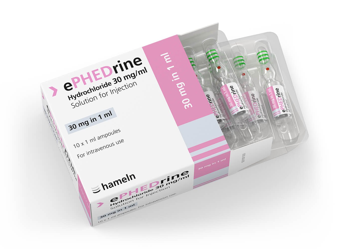Ephedrine 30 mg/mL Ampoule